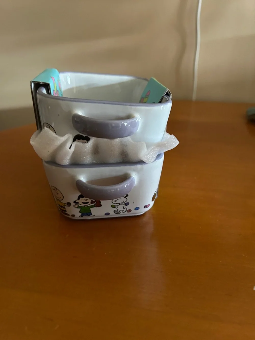 Peanuts Snoopy Mini Loaf Pans Set - White & Lavender